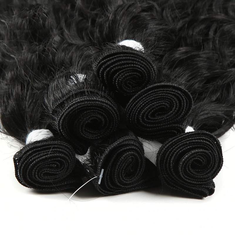 Curly Hair With Closure Soft Synthetic Hair Heat Resistant - Trendycomfy